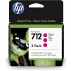 HP 712 Magenta Ink Cartridge 3-Pack