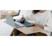 Графичен таблет HUION Inspiroy Keydial KD200, USB-C, Bluetooth, Metal Grey