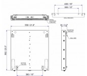 BalanceBox 400-70 Medium, Монтаж на стена на публични и интерактивни дисплеи 55