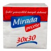САЛФЕТКИ MIRADA 30Х30 БЕЛИ 100БР.