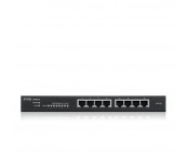 ZyXEL GS1915-8, 8-port GbE Smart hybrid mode Switch, standalone or NebulaFlex Cloud, desktop, fanless