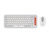 Logitech Pop Icon Combo - White - US INT'L - BT - N/A - INTNL-973