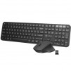 Natec Set 2 in 1 Keyboard Octopus + Mouse US Layout Wireless Bluetooth + 2.4 GHz USB