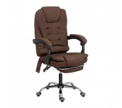 МАСАЖЕН ДИРЕКТОРСКИ СТОЛ TRISTAN 1 ДАМАСКА КАФЯВ