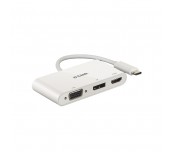 D-Link 3-in-1 USB-C to HDMI/VGA/DisplayPort Adapter