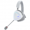 Геймърски безжични слушалки ASUS ROG Delta II White - USB-C, Aura Sync RGB