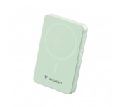 Verbatim Charge 'n' Go Essentials Power Bank Magnetic Wireless 10000mAh Green