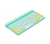 Безжична клавиатура A4tech Fstyler FBK30, Bluetooth, 2.4G, Стойка за телефон, Кирилизирана, Авокадо