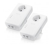 ZyXEL PLA5456 Twin Pack, 2x AV2 1800Mbps MIMO Powerline Past-Thru Gigabit Adapter, 4K video streaming ready, Directplug design, 128-bit AEC Protection, WPS button, 2Gbps LAN port, Twin pack (2pcs)