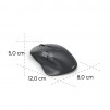 HAMA Мишка „WM-900“ мултифункционална, ергономична, Bluetooth, батерия, RGB, черна