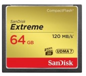 Карта памет SANDISK Extreme® CompactFlash® Memory Card 64Gb