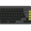 Logitech Pop Icon Combo - Graphite - US INT'L - BT - N/A - INTNL-973