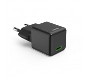 HAMA Бързо мини зарядно 220V, USB-C, PD/Qualcomm, 25 W, черен