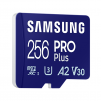 Карта памет Samsung PRO Plus, microSDXC, UHS-I, 256GB, Адаптер, USB четец