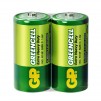 Цинк карбонова батерия GP 14G-S2 Greencell, R14, 2 бр. в опаковка / Shrink, 1.5V