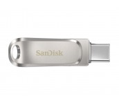 USB памет SanDisk Ultra Dual Drive Luxe, 32GB, USB 3.1 Gen 1, USB-C, Сребрист