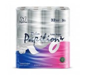 ХАРТИЯ ТОАЛЕТНА PAPILION DELUXE 3 ПЛ 32 БРОЯ