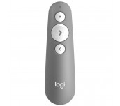Безжичен презентер Logitech R500s, Bluetooth, 2.4 GHz Wireless, Сив