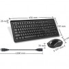 Комплект клавиатура и мишка A4tech 4200N