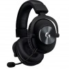 Logitech PRO X Headset, PRO-G 50 mm Drivers, 7.1 DTS Headphone:X 2.0 Surround, Leather/Mesh Memory Foam Ear Cushions, Blue Voice Microphone, Black