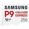 Samsung 256GB micro SD Card P9 Express UHS-I Read 65K IOPS, UHS-I 2K IOPS - Write 52K IOPS, UHS-I 2K IOPS Class 10 U3 V30 A1