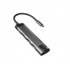 Natec Fowler Go Multiport Adapter 5 in 1, 2xUSB 3.0 HUB, HDMI 4K, USB-C PD, RJ45