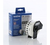 Brother DK-22223 White Continuous Length Paper Tape 50mm x 30.48m, Black on White