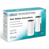 Безжичен рутер TP-Link Deco M4, AC1200, 2.4/5 GHz, 300 -  867 Mbps, Gigabit, 2 бр. в комплект