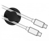 Органайзер за кабели Delock, Самозалепващ, 10 бр. в опаковка, Черен