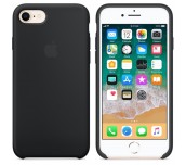 Apple iPhone 8/7 Silicone Case - Black