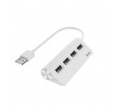 USB ХЪБ HAMA 480MBIT/S 4 ПОРТОВ БЯЛ