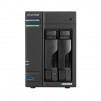 Asustor Lockerstor AS6702T, 2 Bay NAS, Intel Jasper Lake 4C 2.0 GHz, 4GB DDR4 SODIMM, M.2 NVMe x4 slots (Diskless), USB 3.2 Gen 2x2, Dual 2.5GbE Ports, WOW (Wake on WAN), AES-NI hardware encryption, M