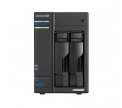 Asustor Lockerstor AS6702T, 2 Bay NAS, Intel Jasper Lake 4C 2.0 GHz, 4GB DDR4 SODIMM, M.2 NVMe x4 slots (Diskless), USB 3.2 Gen 2x2, Dual 2.5GbE Ports, WOW (Wake on WAN), AES-NI hardware encryption, M