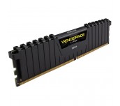 Памет Corsair DDR4, 3000MHz 16GB (1 x 16GB) 288 DIMM, Unbuffered, 15-17-17-35, Vengeance LPX Black Heat spreader, 1.35V, XMP 2.0, Supports Intel new Gen