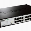 D-Link 16-Port 10/100/1000Mbps Copper Gigabit Ethernet Switch, rack mountable