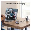 МУЛТИФУНКЦИОНАЛЕН АДАПТЕР UGREEN CM512 6in1 HDMI/USB/RJ45+PD