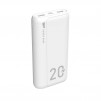 Външна батерия Silicon Power QS15, 20000 mAh, Бял