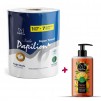 ПРОМО КОМПЛЕКТ КУХНЕНСКА РОЛКА PAPILION JUMBO PREMIUM 300Л 700Г + ТЕЧЕН САПУН PAPILION MANGO 400МЛ ПОМПА