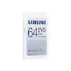 Карта памет Samsung EVO Plus, SD Card, 64GB, Бяла