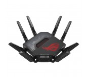 Asus Gaming Wireless Router, ROG Rapture GT-BE98, BE25000, Quad-Band, Quad-Core 2.6GHz CPU, 256MB/2GB Flash/RAM, 10G dual-port, 2.5G quad-port, AiProtection Pro, RangeBoost Plus, AiRadar TX, open NAT,