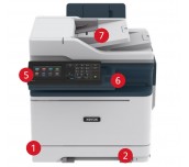 Xerox C315 A4 colour MFP 33ppm. Pint, Copy, Fax, Flatbed Scanner with RADF, network, wifi, USB, 250 sheet paper tray