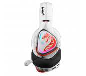 Геймърски слушалки A4TECH Bloody MR720 Naraka, RGB, Bluetooth + USB, Бели