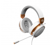 Геймърски слушалки Dark Project Sono Wired - White/Gold