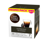 КАФЕ NESCAFE DOLCE GUSTO ESPRESSO INTENSO ПРОМО ПАКЕТ 16+2 БР 18 НАПИТКИ