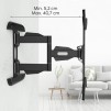 Стенна стойка за TV Fullmotion, 165 см, 32-65 