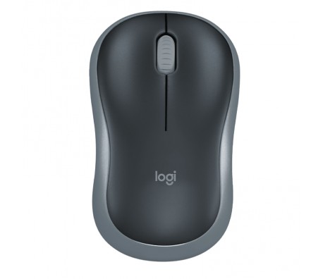 БЕЗЖИЧНА ОПТИЧНА МИШКА LOGITECH M185 USB СИВ/ЧЕРЕН