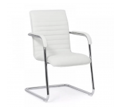 ПОСЕТИТЕЛСКИ СТОЛ ALEKSANDRO 835 ЕКО КОЖА БЯЛ