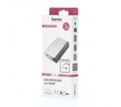 Четец за карти HAMA All in One, USB 2.0, SD/microSD/CF/MS, 480 Mbps, Сребрист
