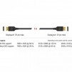 Кабел Delock  DisplayPort мъжко - DisplayPort мъжко, 2.0м, 8K 60 Hz, Черен