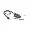 HAMA Сплитер 4K HDMI мъжко - 2 x HDMI женско, черен